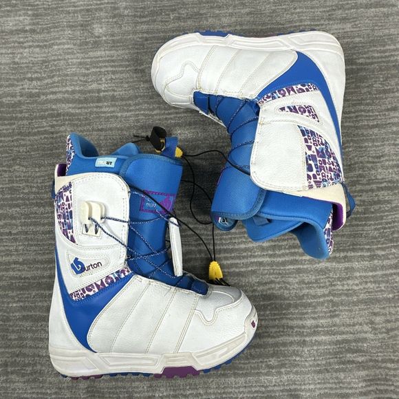 Burton Snowboard Boots Mint Imprint 1 True Fit White Womens Size 7.5 - Picture 4 of 14